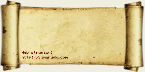 Danica Mićalović vizit kartica